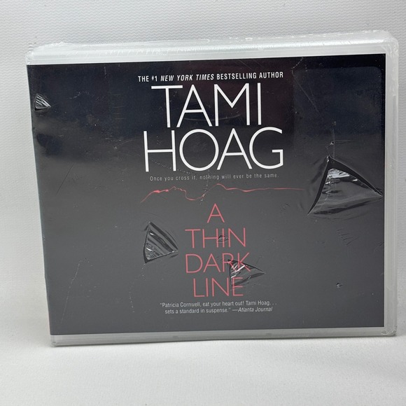 Brilliance Audio Other - A Thin‎ Dark Line CD Audiobook Tami Hoag 15 Disc Set Unabridged Brilliance Audio